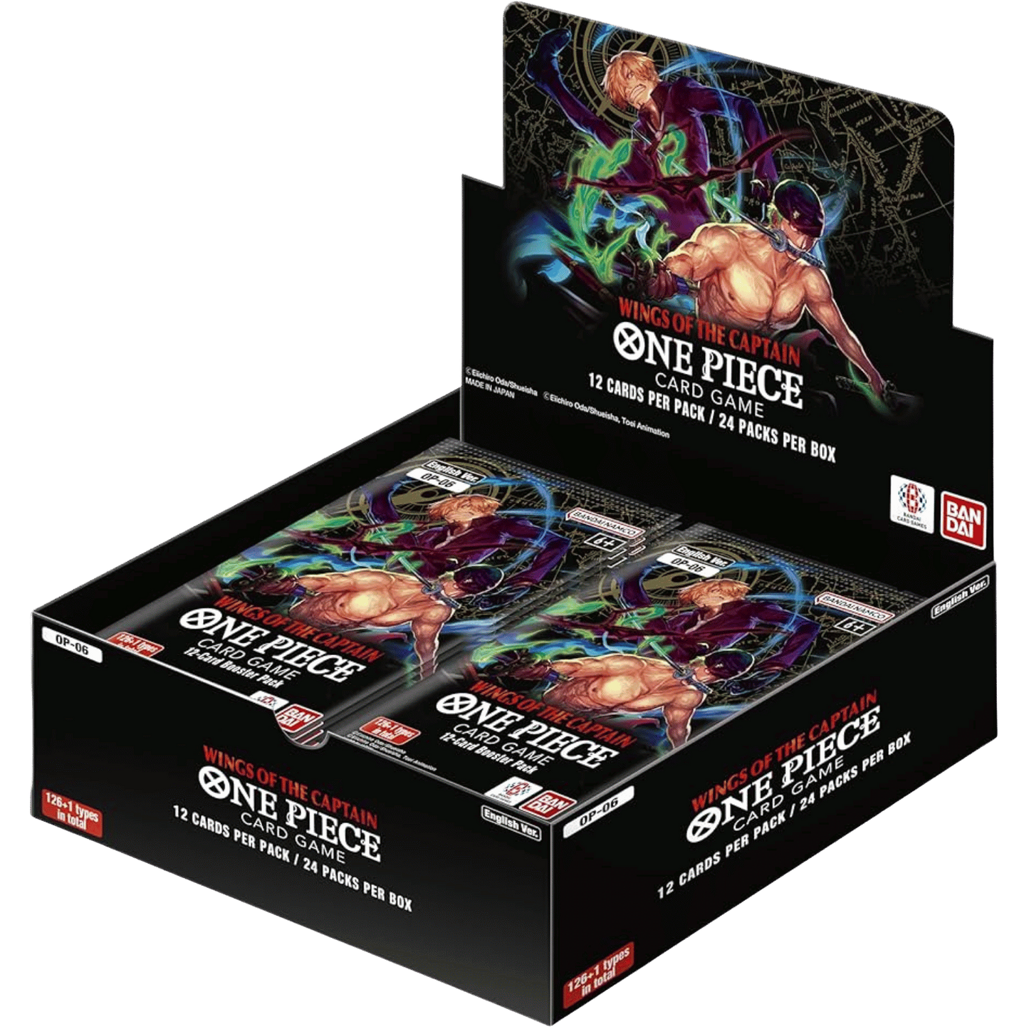 OP-06 display Wings of the Captain (Anglais)